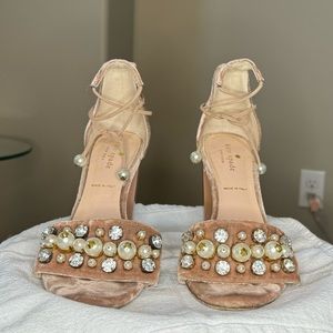 Kate Spade New York Pear and Crystal Pumps
Pearl and Crystal Accents